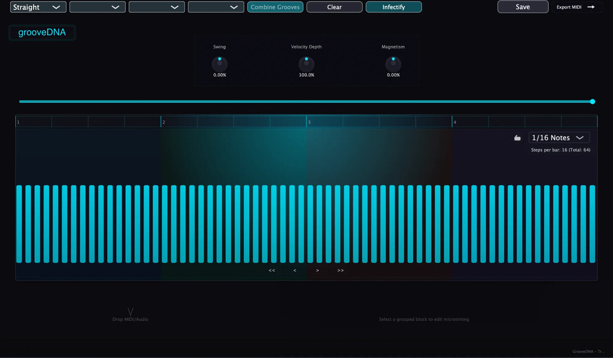 grooveDNA interface